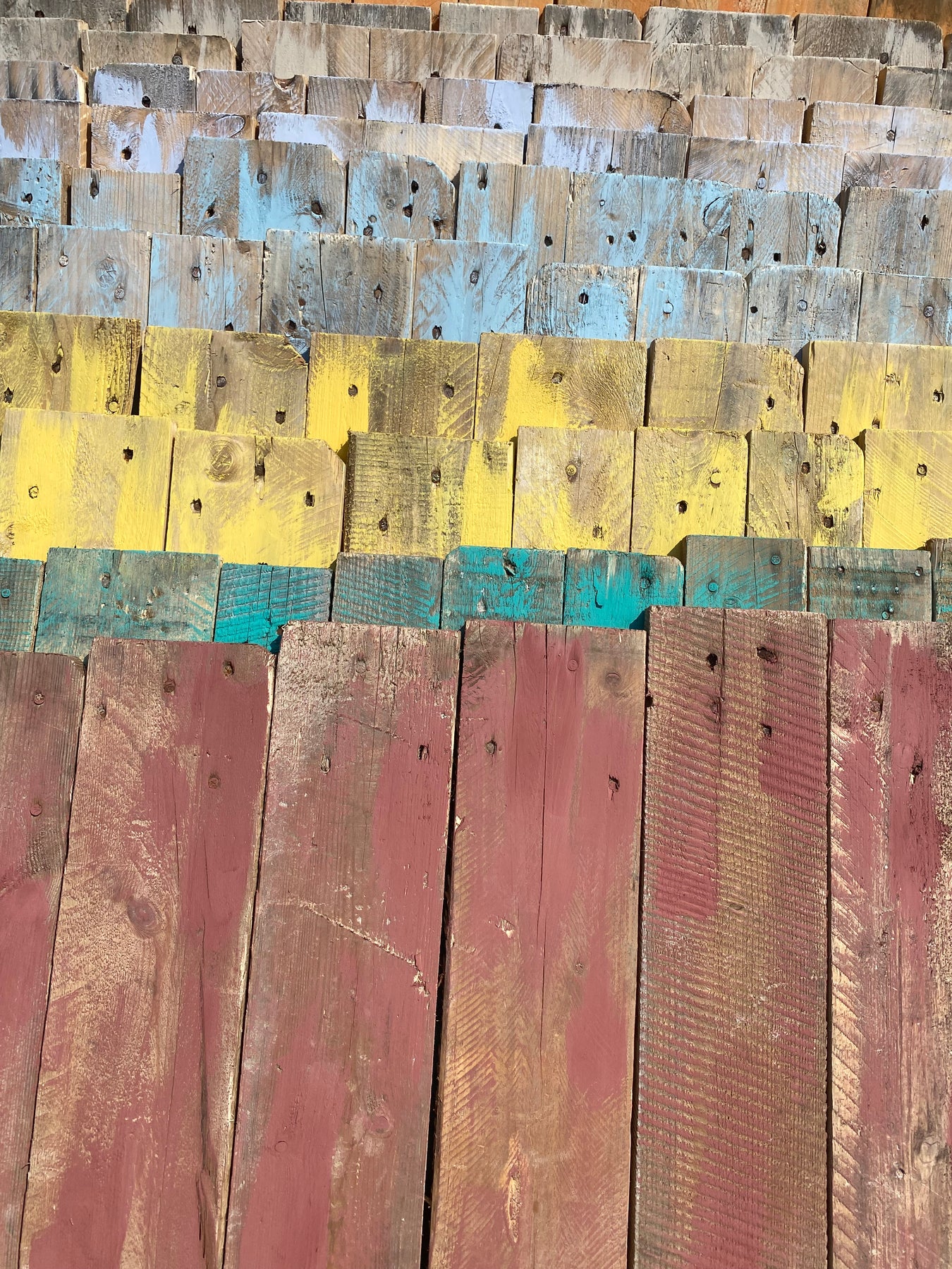 Coloured Interior Pallet Boards