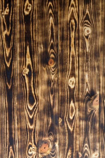 Scorched Pallet Board Cladding - 25 Square Meter Offer