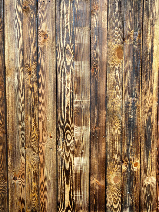 Scorched Shou Sugi Ban Pallet Board Cladding - 1 Square Meter Pack