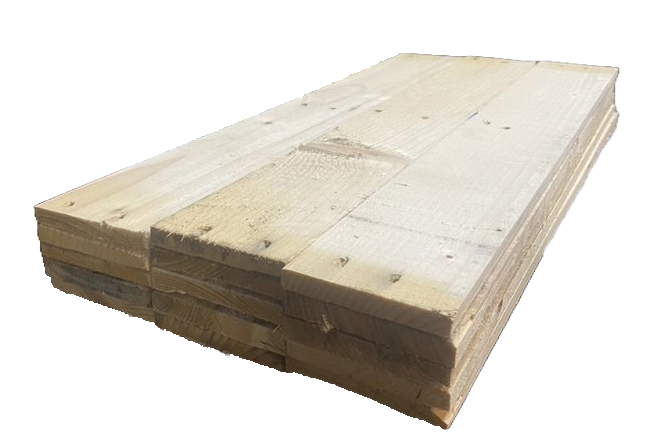 Lightweight Natural Mixed Tone Pallet Board Cladding - SANDED - 15m2 Pack
