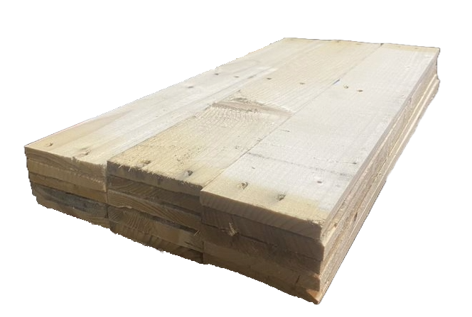 Lightweight Natural Mixed Tone Pallet Board Cladding - UNSANDED - 5m2 Pack