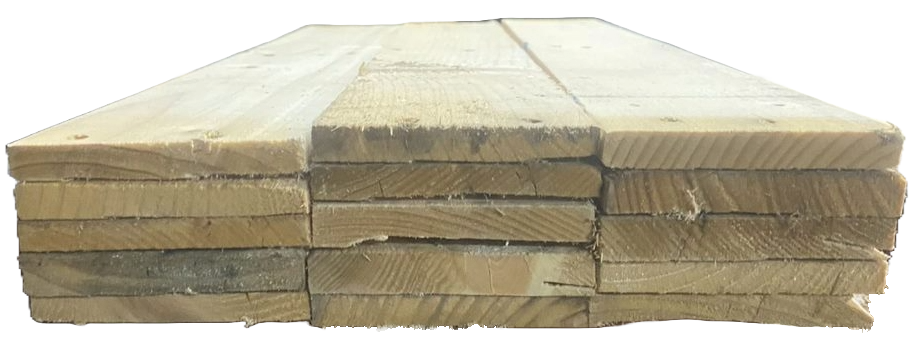 Lightweight Natural Mixed Tone Pallet Board Cladding - UNSANDED - 15m2 Pack