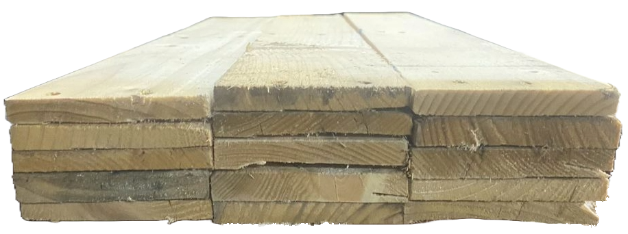 Lightweight Natural Mixed Tone Pallet Board Cladding - SANDED - 15m2 Pack