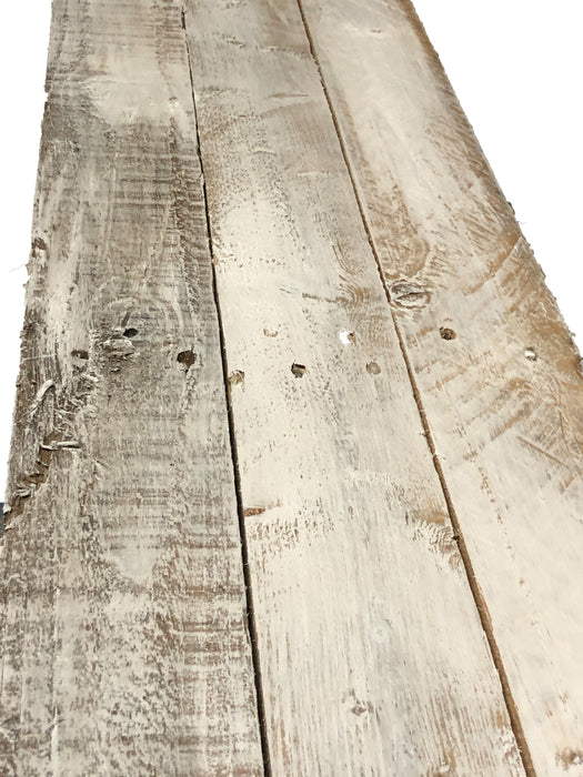 Whitewash Reclaimed Pallet Boards - 1 Square Meter Pack