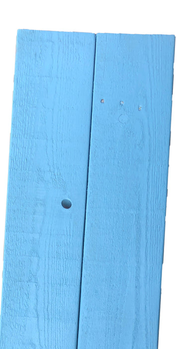 Exterior Pallet Board Cladding - Beach Hut Blue - Per Square Meter
