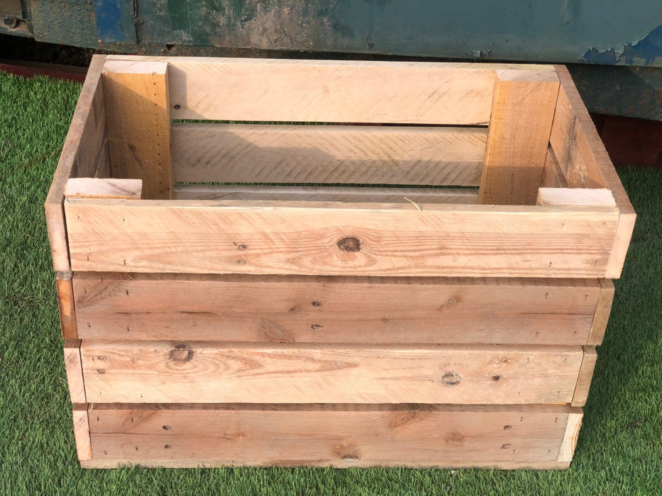 Handcrafted Pallet Board Crate - 4 Tier - 60cm x 30cm