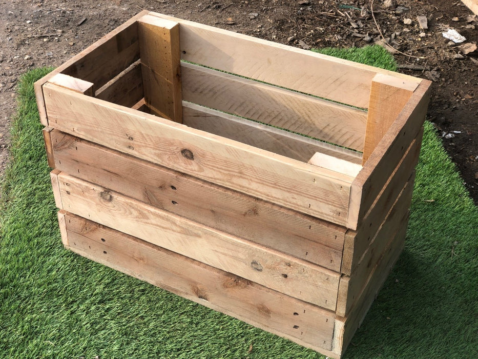 Handcrafted Pallet Board Crate - 4 Tier - 60cm x 30cm