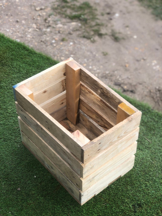 Handcrafted Pallet Board Crate - 4 Tier - 60cm x 30cm