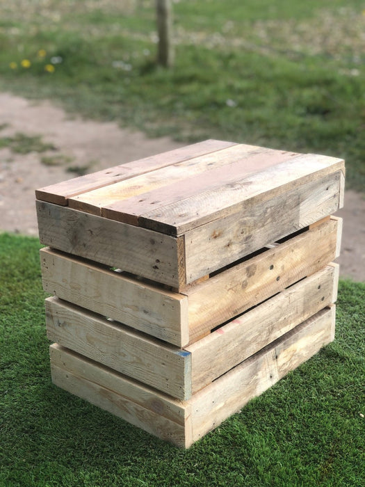 Handcrafted Pallet Board Crate - 4 Tier - 40cm x 30cm