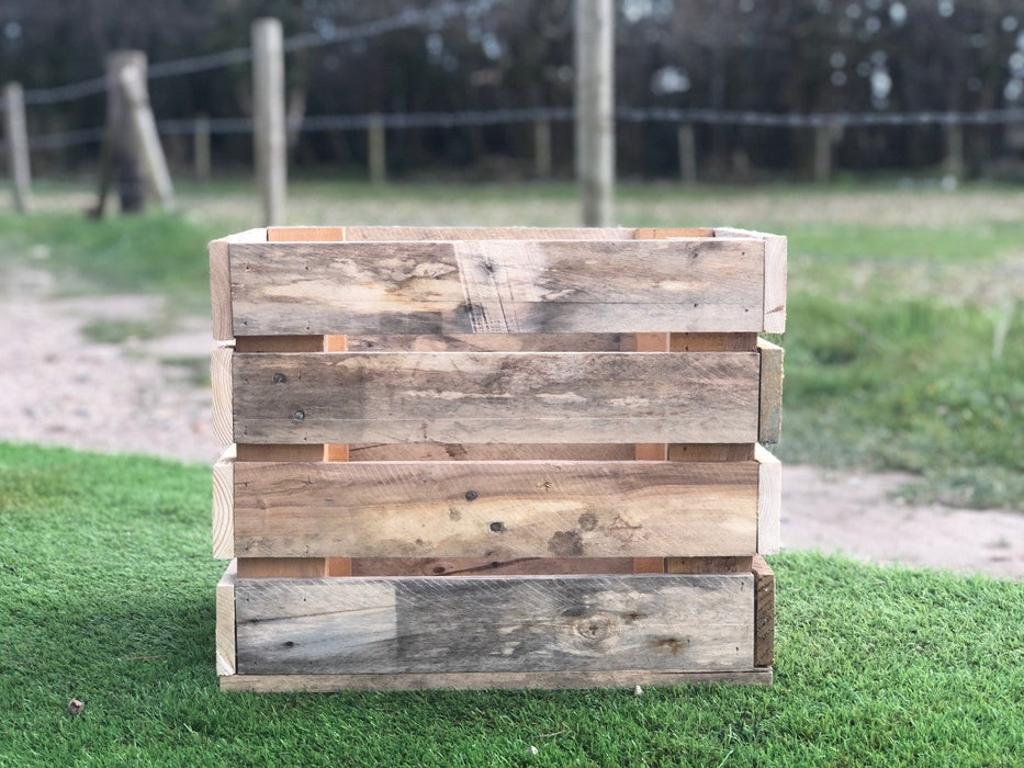 Handcrafted Pallet Board Crate - 4 Tier - 40cm x 30cm